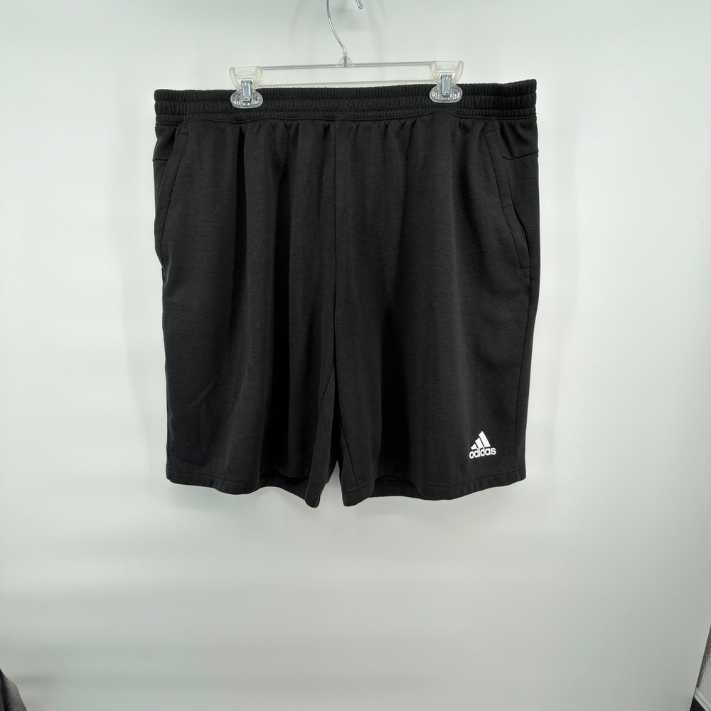 Adidas Athletic Shorts Mens 3XL Black Climalite Mesh Gym Training CZ1344
